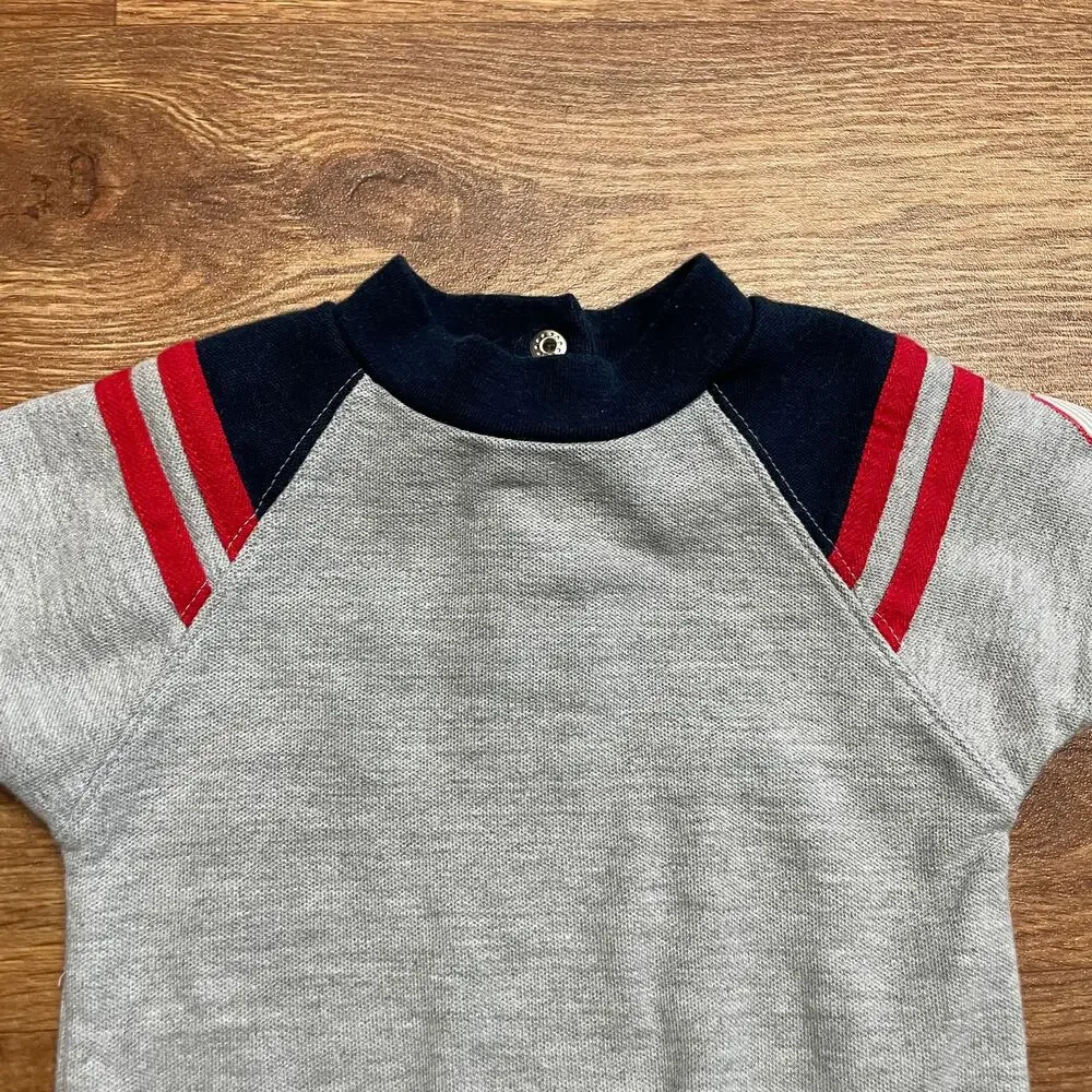 Disney Mickey & Co. Baby Boys Baseball Short Sleeve Shirt One Piece Size 12M
